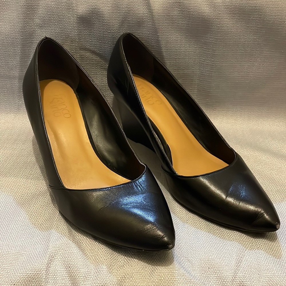 Frankie by Franco Sarto Wedges - Black